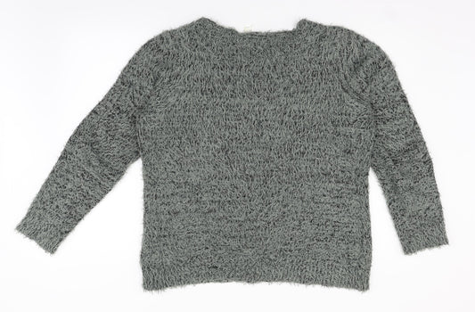 H&M Womens Grey Pullover Jumper Size L