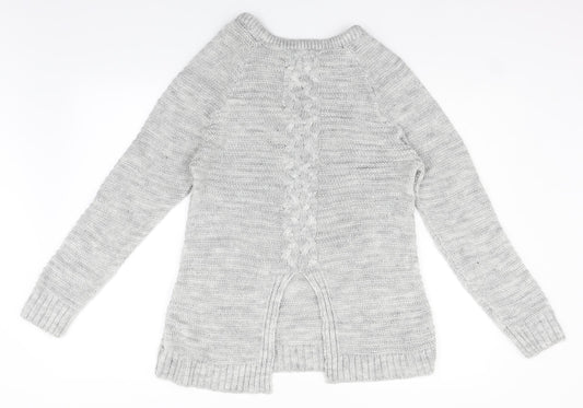 Peacocks Womens Grey Pullover Jumper Size M