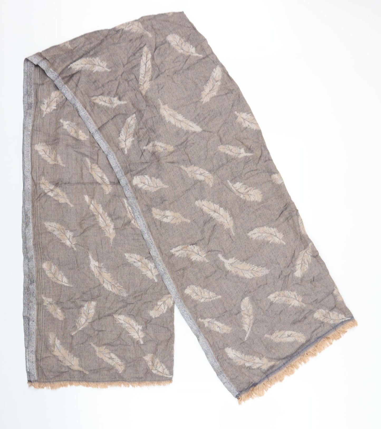 TU Womens Brown Floral Scarf