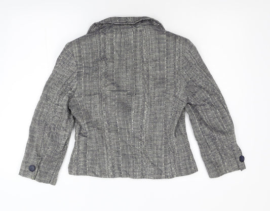 NEXT Womens Grey Jacket Blazer Size 8