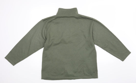 Donna Lewis Womens Green Full Zip Jumper Size M