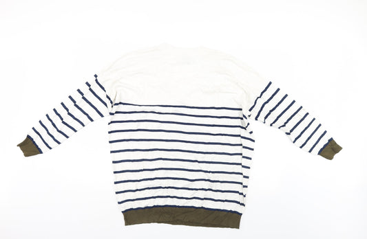 Capsule Womens Multicoloured Striped Tunic Jumper Size 16
