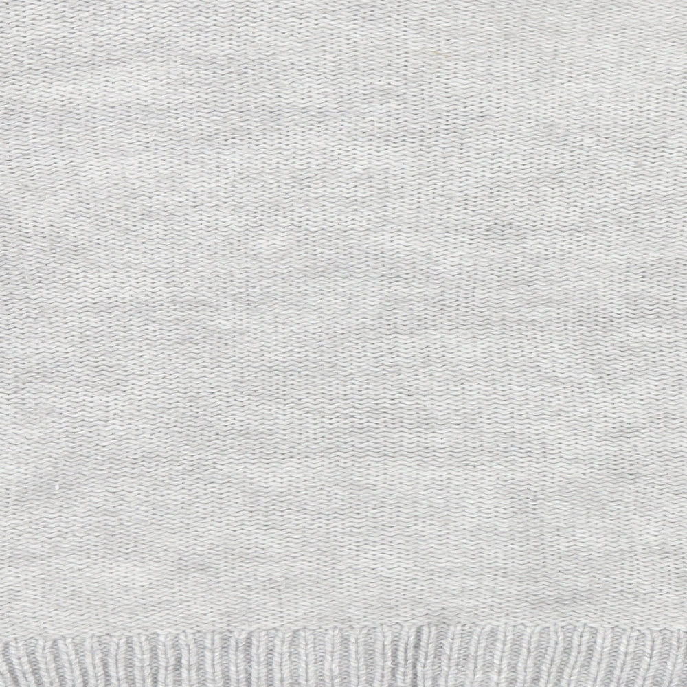 M&S Womens Grey Argyle/Diamond Henley Jumper