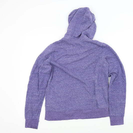 H&M Womens Purple Cardigan Hoodie