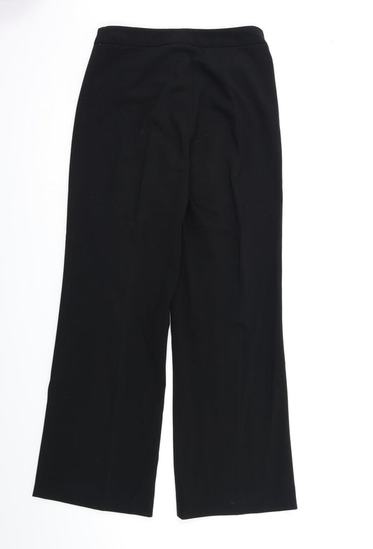 Joella Di Marco Womens Black Trousers Size 10 L29.5 in