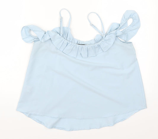 Innocence Womens Blue Basic Tank Size 10