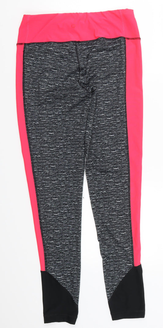 90 Degree Womens Pink Track Pants Leggings Size S L28 in - Grey