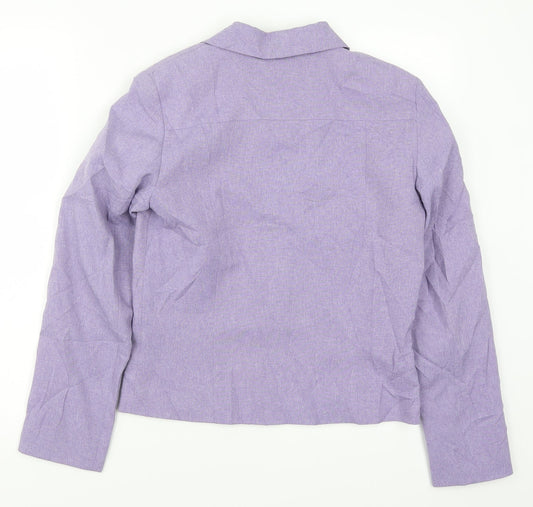 Debenhams Girls Purple Jacket Size 14 Years