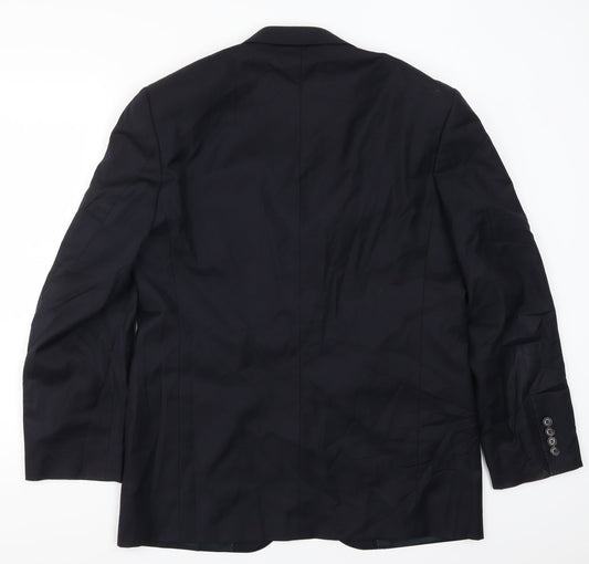 Judger Mens Blue Jacket Suit Jacket Size 40