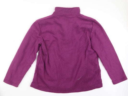Anne De Lancay Womens Purple Jacket Size L