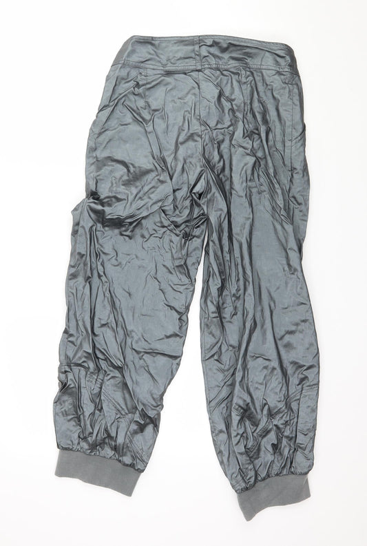 Uldani Womens Grey Trousers Size 8 L26 in