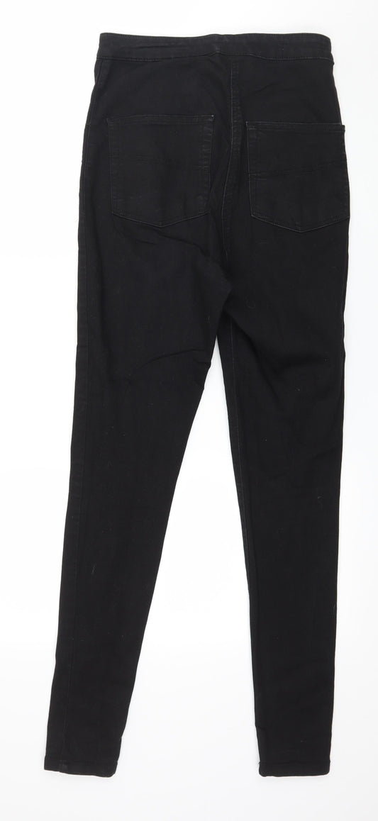 COLLUSION Womens Black Denim Skinny Jeans Size 28 in L34 in