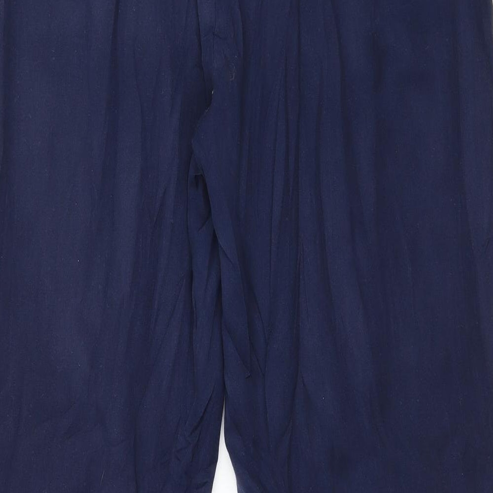 Together Womens Blue Trousers Size 14 L28 in