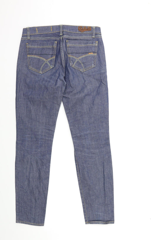 GAS Womens Blue Denim Skinny Jeans Size 26 in L28 in