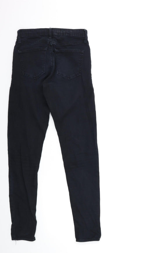 Topshop Womens Black Denim Skinny Jeans Size 26 in L32 in