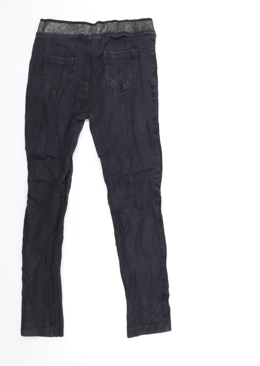 Preworn Womens Grey Denim Skinny Jeans Size 24 in L26 in