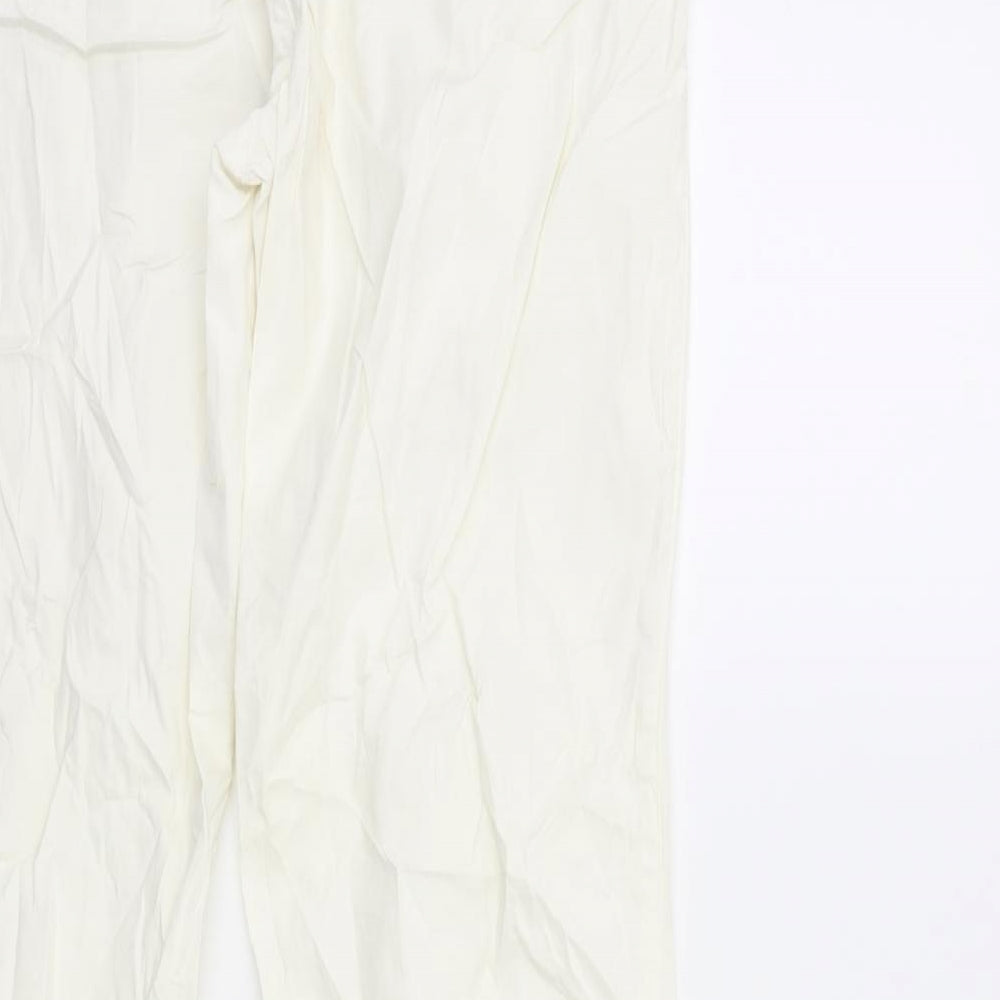 JACKY-O Womens White Trousers Size 30 in L32 in