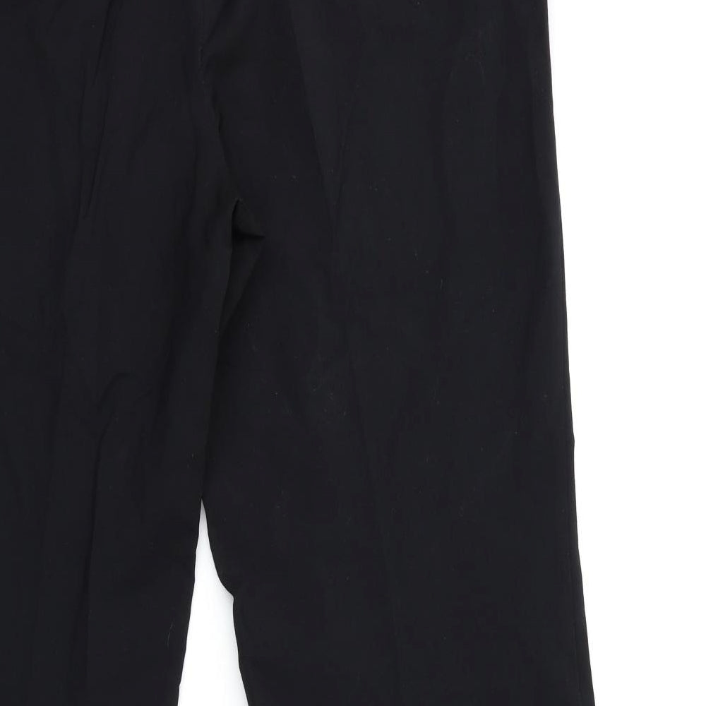 Marks and Spencer Womens Black Trousers Size 14 L30 in