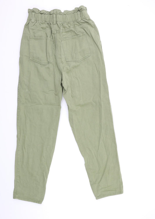 Preworn Womens Green Denim Mom Jeans Size 26 in L26 in