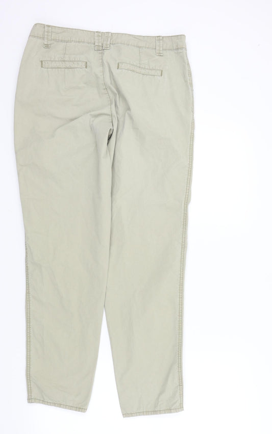 M&S Womens Beige Trousers Size 12 L29 in