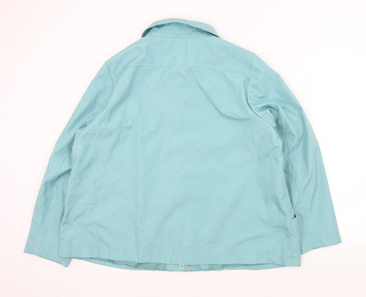 BM Womens Blue Jacket Size XL