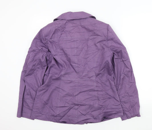 Preworn Womens Purple Jacket Size 14
