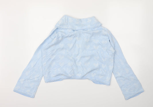 LUX LUX Womens Blue Cardigan Jumper Size M