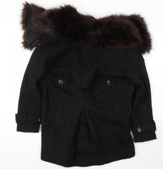 ASOS Womens Black Jacket Coat Size 10