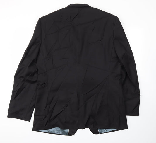 jhon lewis Mens Black Jacket Blazer Size 44