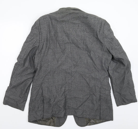 Preworn Mens Grey Jacket Suit Jacket Size 44