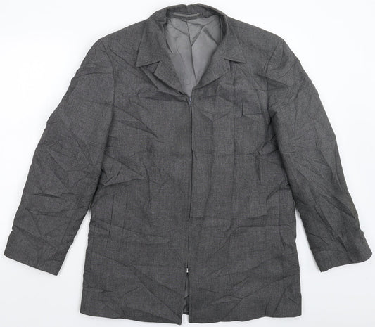 Tom Wolfe Mens Grey Jacket Blazer Size M