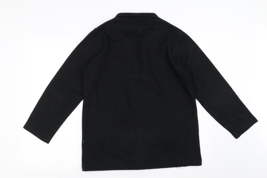 intown Womens Black Full Zip Jumper Size XS