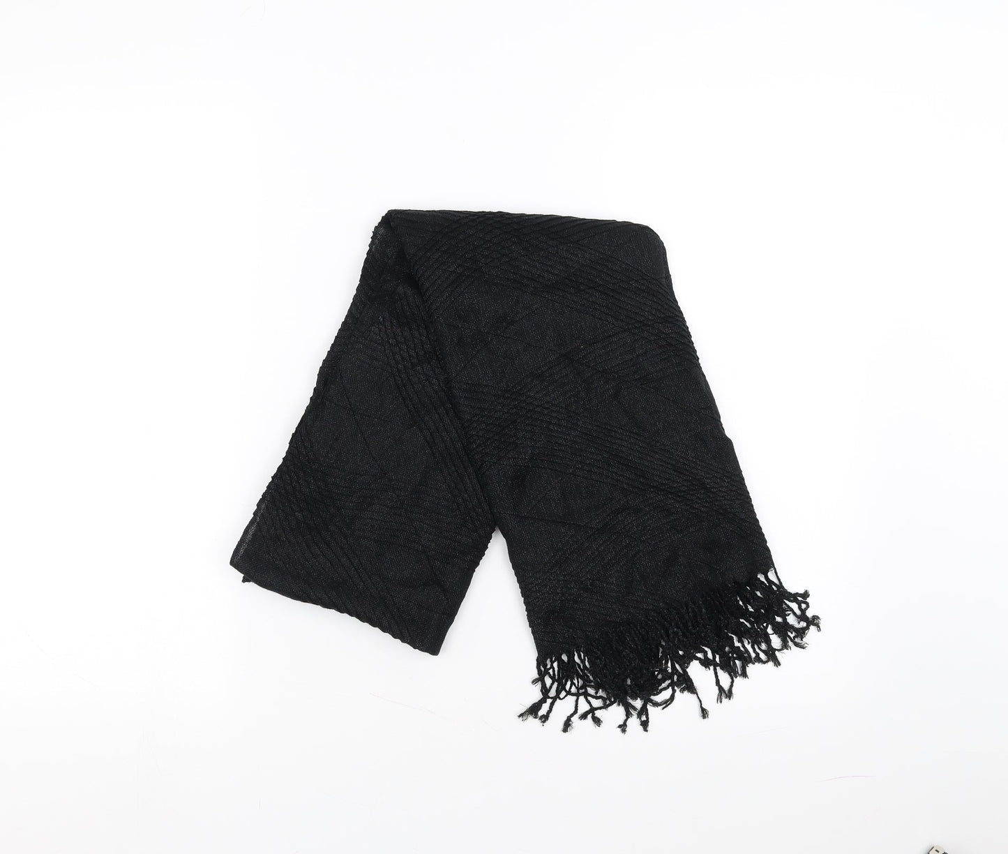 Principles Womens Black Geometric Scarf