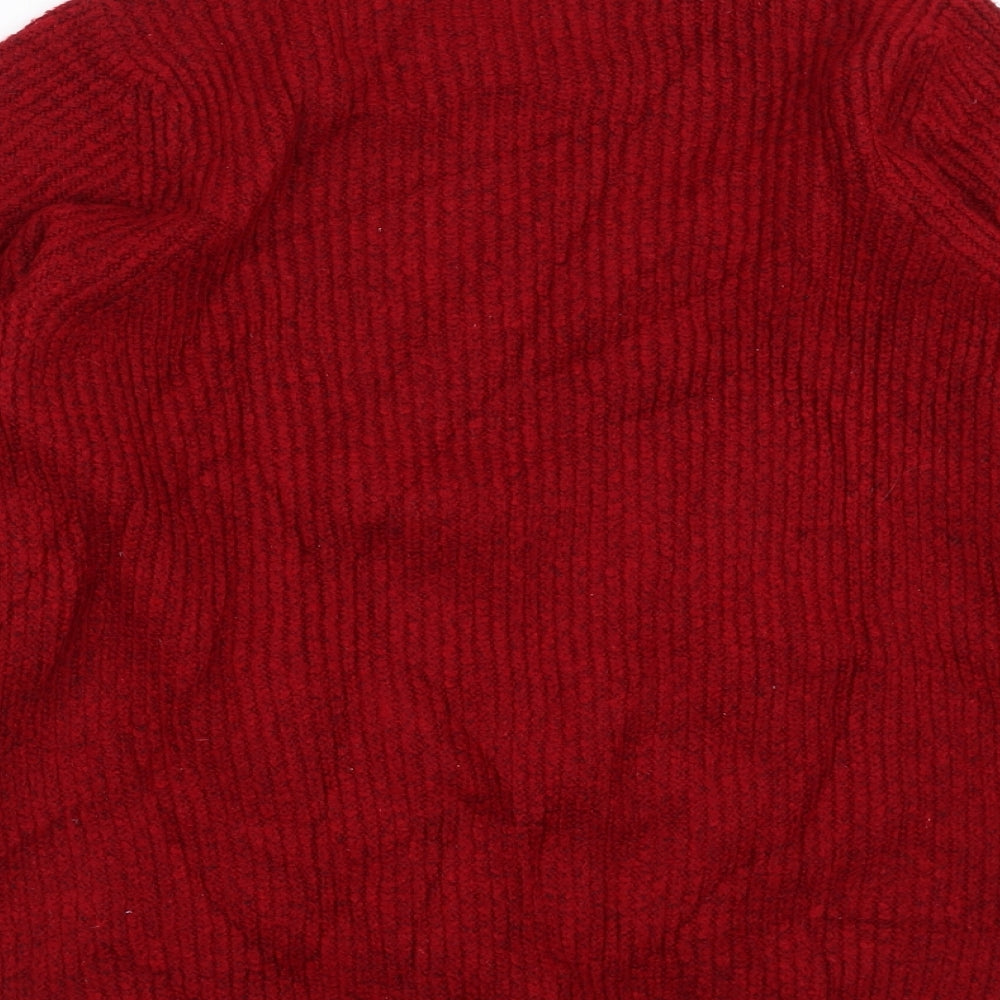 Marks and Spencer Mens Red Pullover Jumper Size S