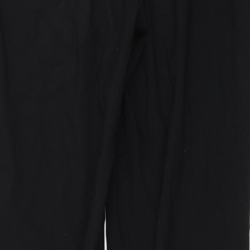 Marks and Spencer Womens Black Trousers Size 12 L29 in