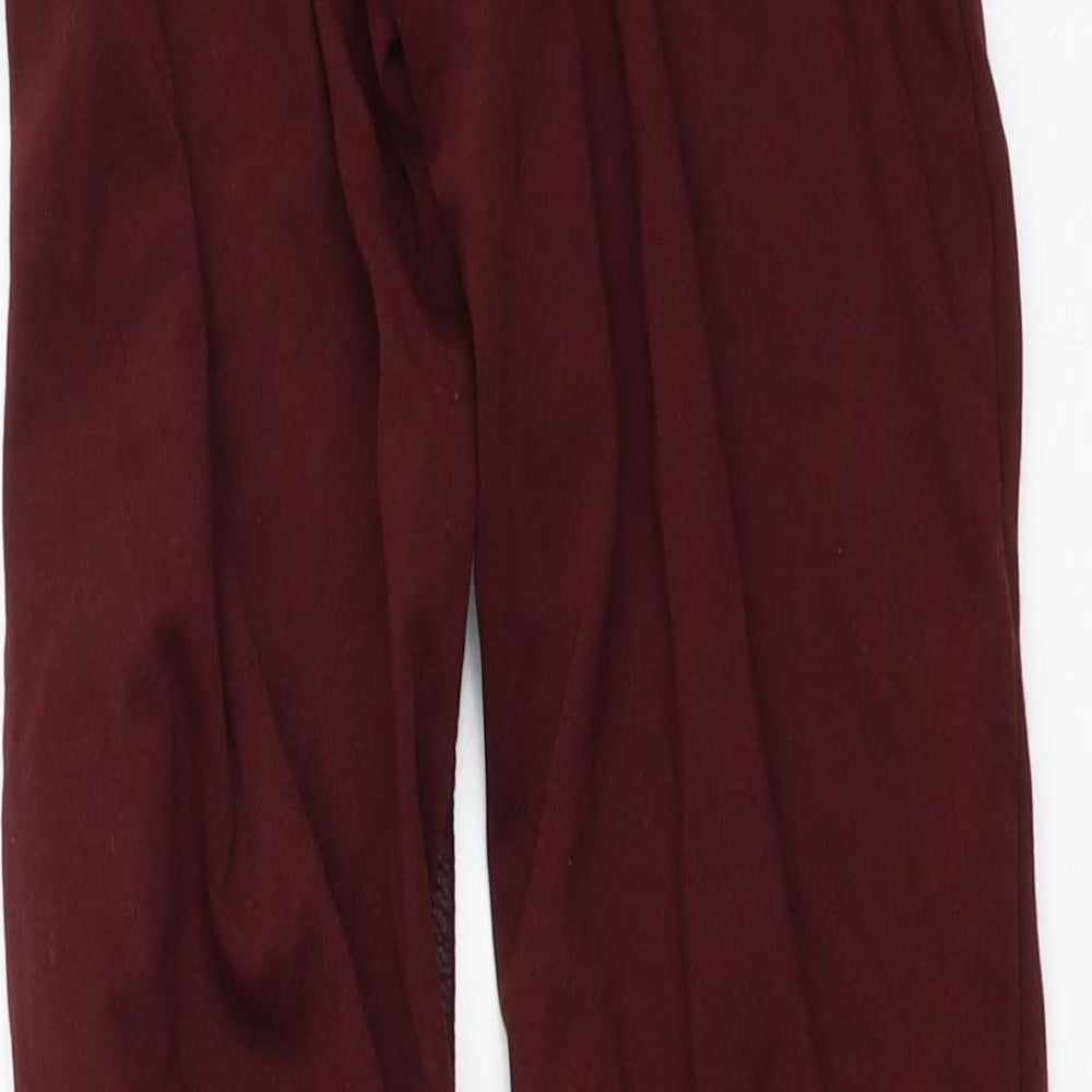 ESMARA Womens Red Carrot Leggings Size S L26 in