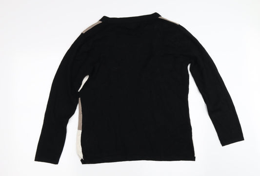 ALEXARA Womens Black Pullover Jumper Size L