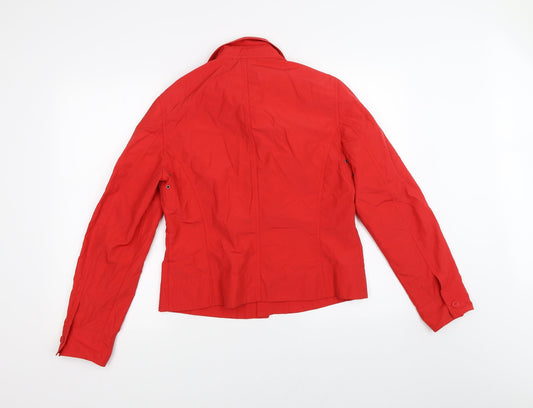 Hirsch Womens Red Jacket Size 12