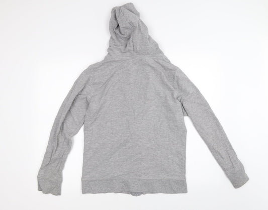 Blue Motion Womens Grey Full Zip Hoodie Size M