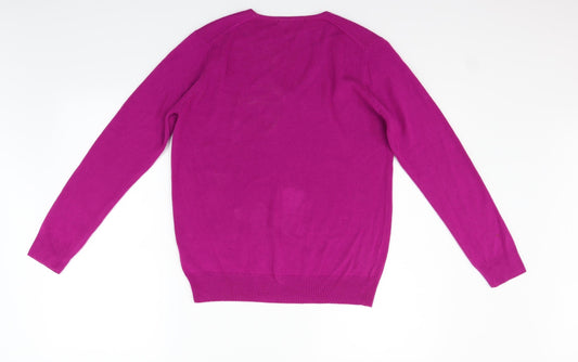 Marks and Spencer Womens Purple Pullover Jumper Size 10
