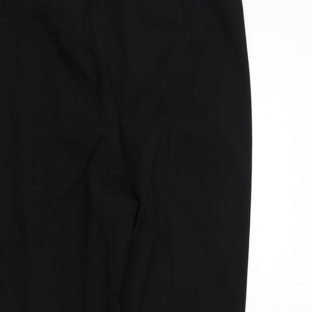 Papaya Womens Black Trousers Size 12 L20 in