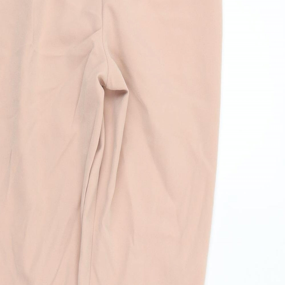 New Look Womens Pink Trousers Size 8 L24 in