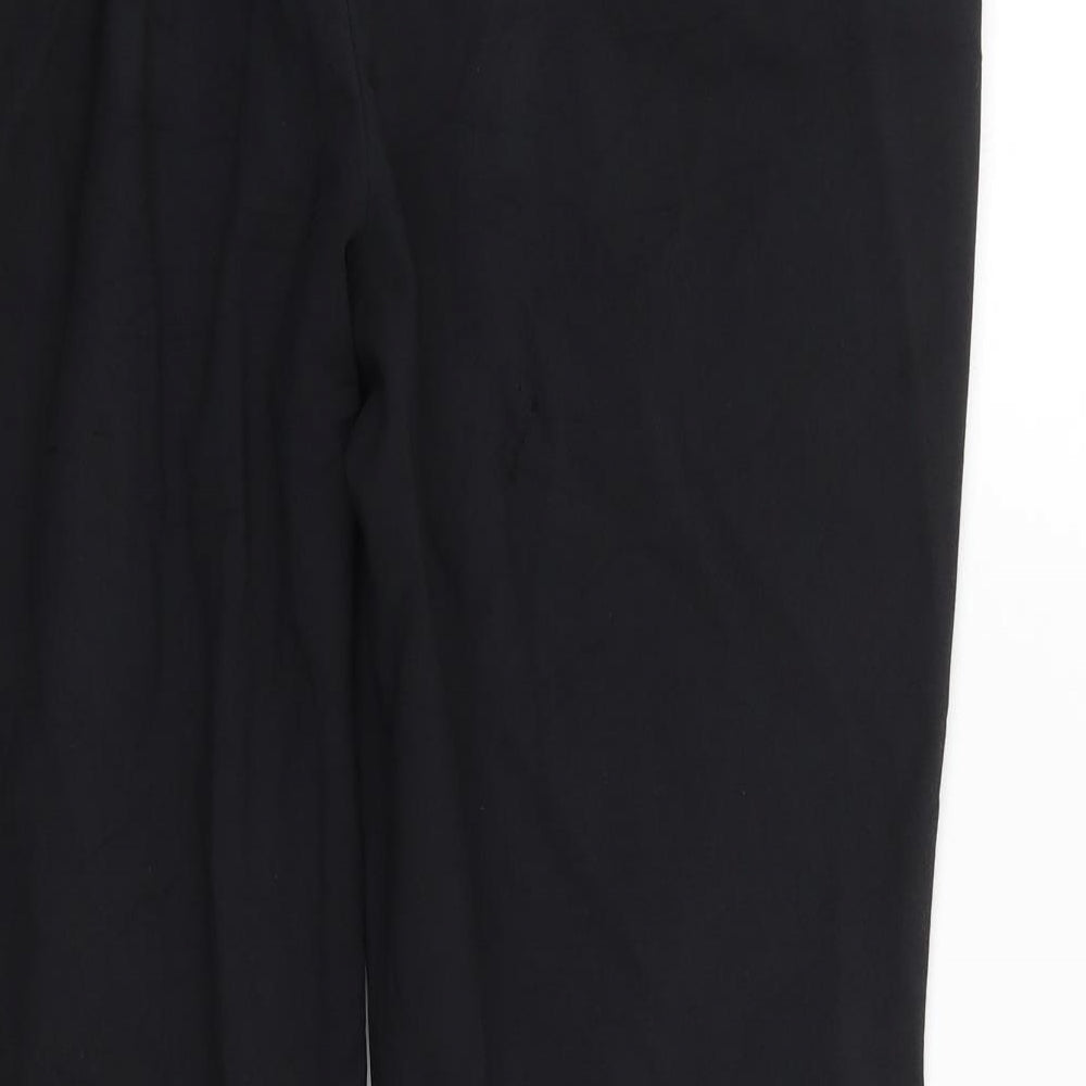 Marks and Spencer Womens Black Trousers Size 16 L24 in