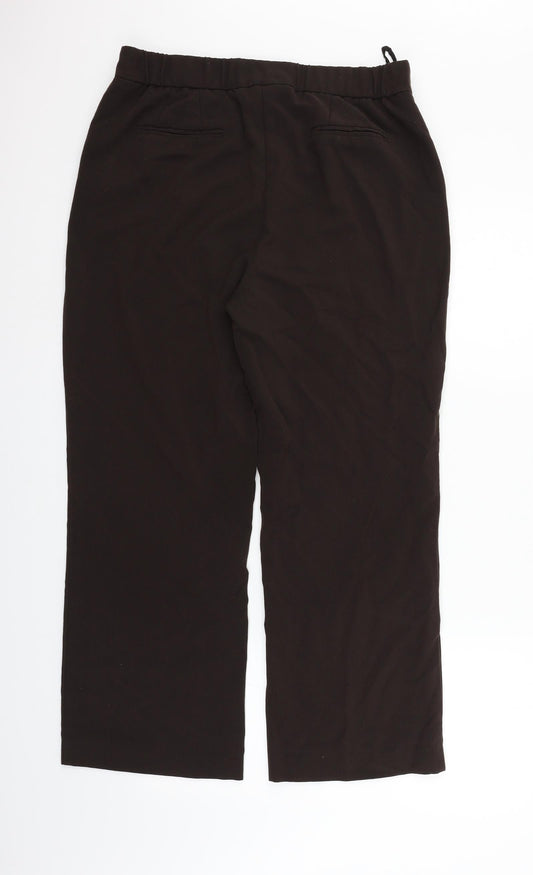 Maine Womens Brown Trousers Size 14 L26 in