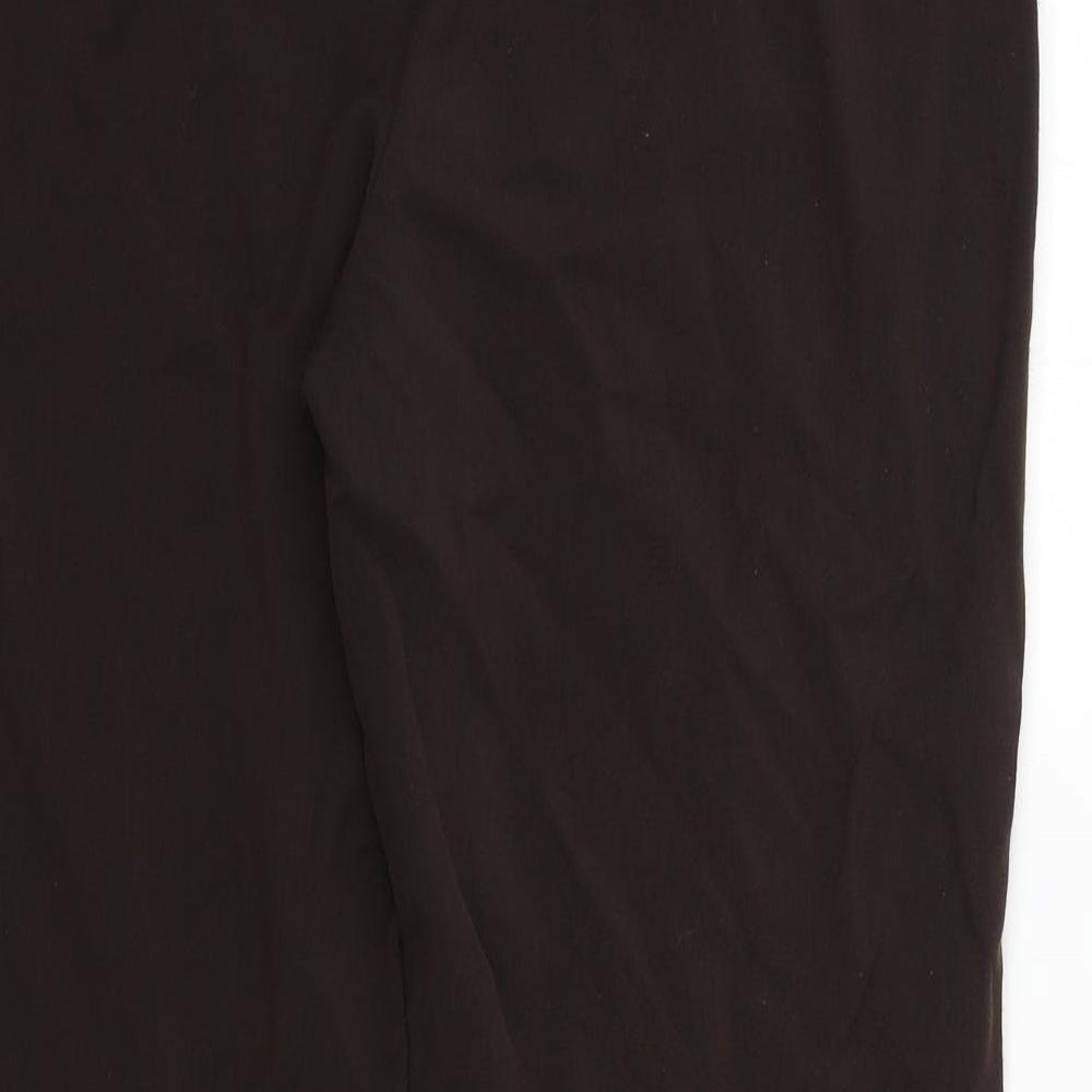Maine Womens Brown Trousers Size 14 L26 in