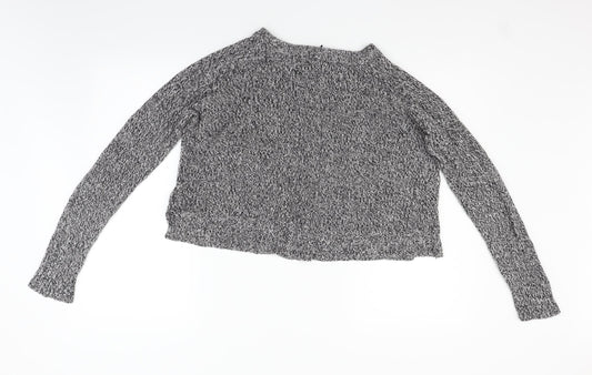 Divided Womens Grey Pullover Jumper Size M