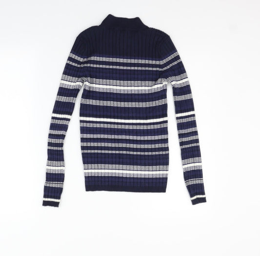Atmsphere Womens Blue Striped Pullover Jumper Size 12