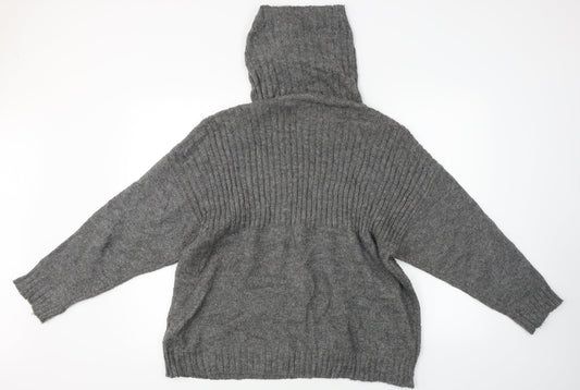 Unika Womens Grey Pullover Jumper One Size