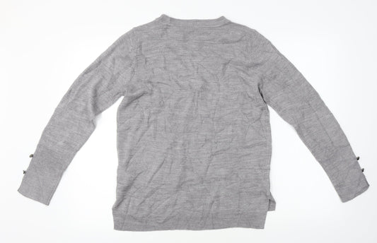 Phase Eight Womens Grey Pullover Jumper Size S