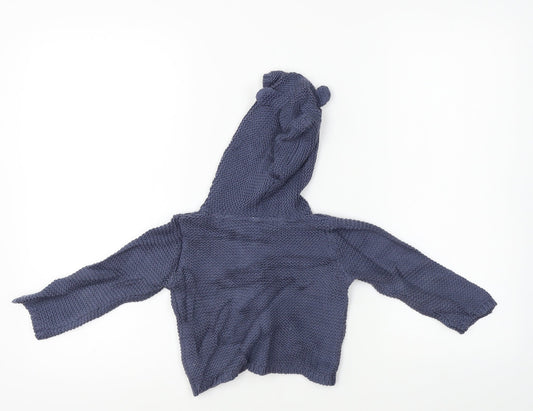 carters Boys Blue Cardigan Jumper Size 12-18 Months